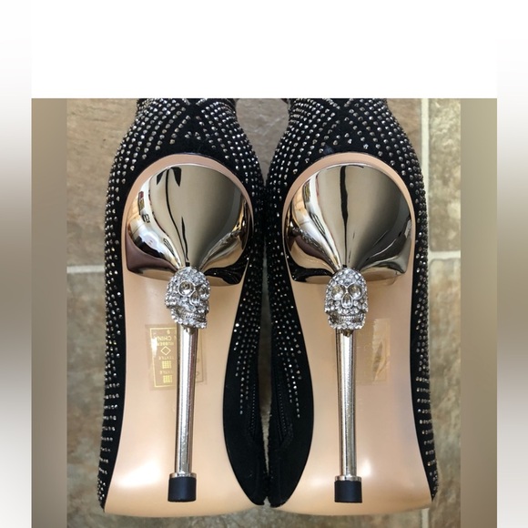 Skull rhinestones bootie - Picture 2 of 9